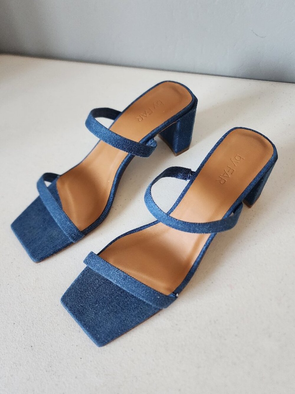 By Far Denim Mules "NEW"